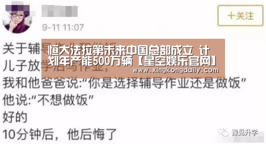 恒大法拉第未来中国总部成立 计划年产能500万辆【星空娱乐官网】(图3) 星空体育娱乐